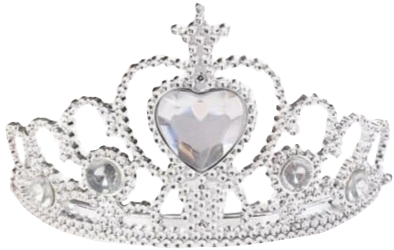 silver toy crown