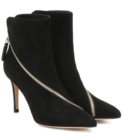 Benet Suede Ankle Boots - Gianvito Rossi | Mytheresa