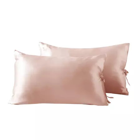 Sleeping Beauty - Classic Pure Silk Queen Size Pillowcase - Pink | NOT JUST PAJAMA | Wolf & Badger