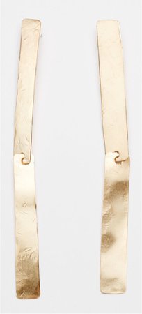Fay Andrada Lohko Long Earrings - Gold