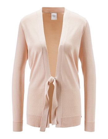 Cotton cardigan, powder, pink | MADELEINE Fashion