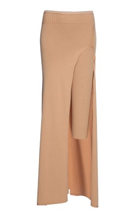 Layered Rib Knit Midi Skirt by Jacquemus | Moda Operandi