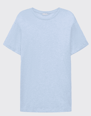 light blue t-shirt