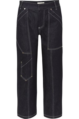 Chloé | Cropped high-rise straight-leg jeans | NET-A-PORTER.COM