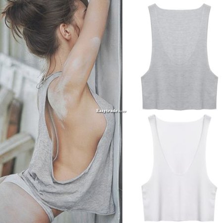 Women Sexy Open Side Sleeveless Loose Tank Top Vest Shirt Blouse Popular | eBay
