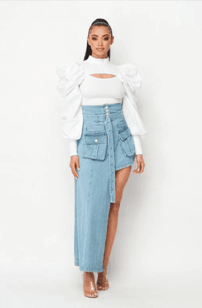 Asymmetrical Skirt – clothingclearhearts