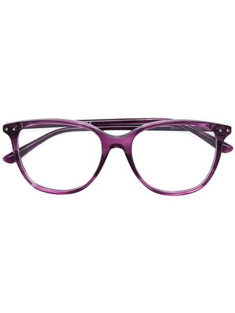 Bottega Veneta Eyewear round shaped glasses