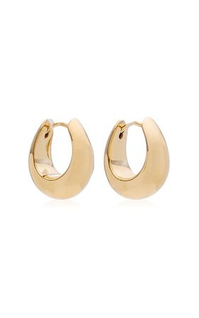 Small Ice Hoop Gold-Plated Earrings By Tom Wood | Moda Operandi