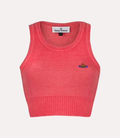Lisa Vest Fluorescent Pink | Vivienne Westwood Women’s Knitwear