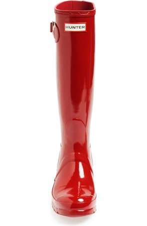 )105.  Hunter Original High Gloss Waterproof Boot (Women) | Nordstrom