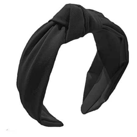 Amazon.com : Etercycle Headband for Women, Knotted Wide Headband, Yoga Hair Band Fashion Elastic Hair Accessories for Women and Girls (Black) : Beauty & Personal Care