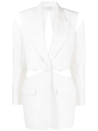Alexander McQueen tailored cut-out blazer
