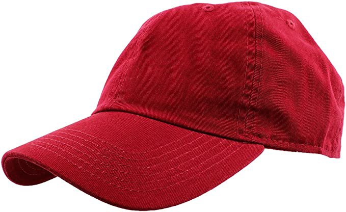Gelante Baseball Caps Dad Hats 100% Cotton Polo Style Plain Blank Adjustable Size. 1803-Red at Amazon Men’s Clothing store