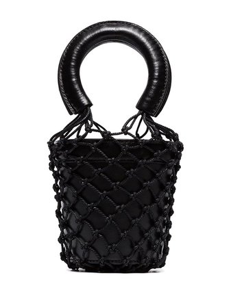 Staud Black Moreau Mini Leather Bucket Bag - Farfetch