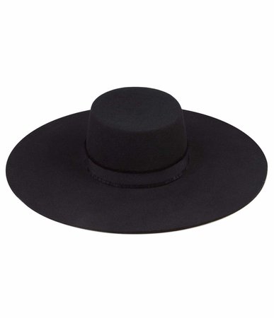 Black Wide brim Hat