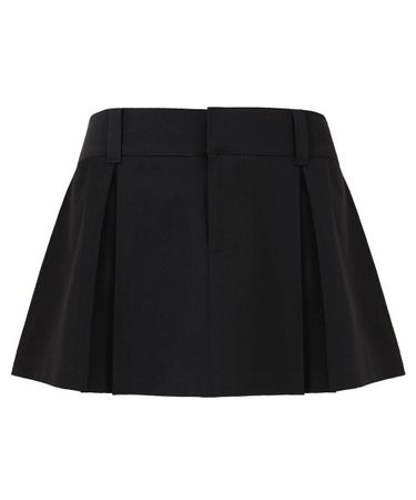 MUSINSA | PLASMA SPHERE MICRO SKIRT IN BLACK (pleated miniskirt)