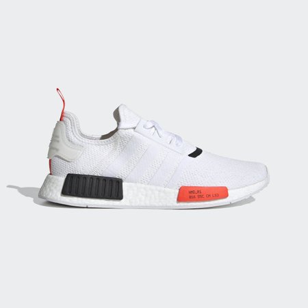 Men's NMD R1 Cloud White and Red Shoes | adidas US