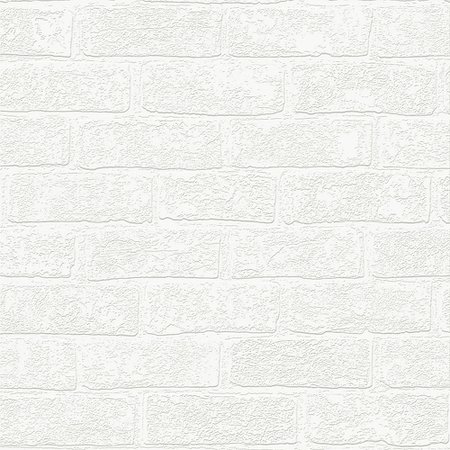 Superfresco Easy Urban Brick Paintable White Wallpaper | The Home Depot Canada