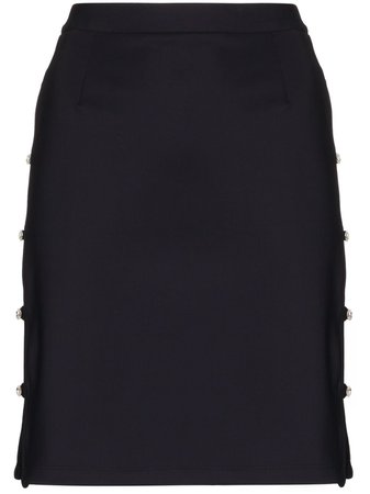 Marcia Tchikiboum Button-Side Skirt Ss20 | Farfetch.com