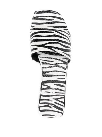 Paris Texas Rosa zebra-print Sandals - Farfetch