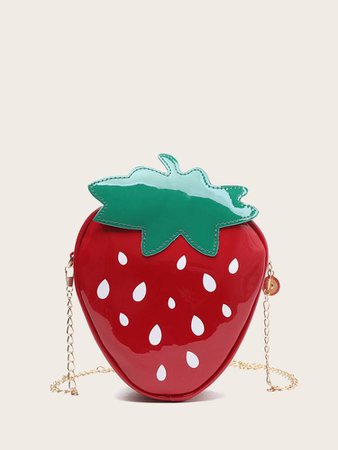 Kids Strawberry Design Chain Bag | SHEIN USA