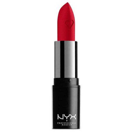 *clipped by @luci-her* NYX Professional Makeup Shout Loud Satin Lipstick Red Haute | Beautylish