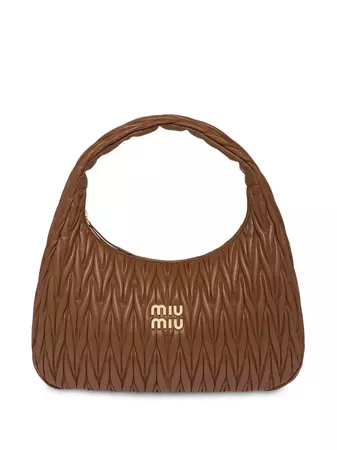 Miu Miu Miu Wander Matelassé Shoulder Bag - Farfetch