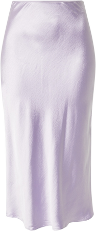 lavender silk skirt