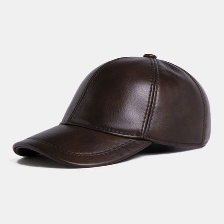 brown cap