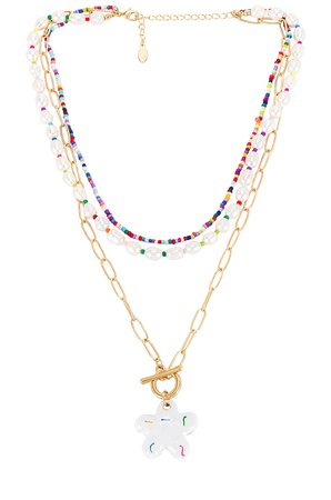 8 Other Reasons Blooming Layered Necklace in Multi | REVOLVE