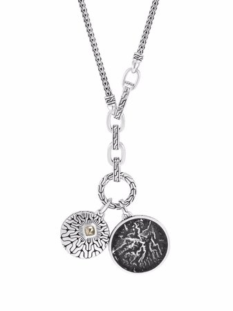 John Hardy Reticulated Transformable Amulet Pendant Chain Necklace - Farfetch
