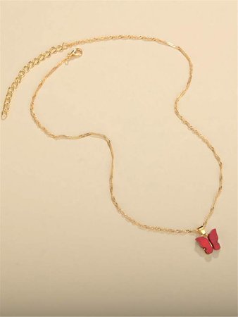Butterfly Charm Necklace | SHEIN USA
