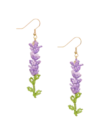 Lavender Earrings – Susan Alexandra