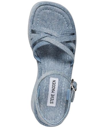 Steve Madden Women's Crazy Strappy Platform Wedge Sandals & Reviews - Sandals - Shoes - Macy's