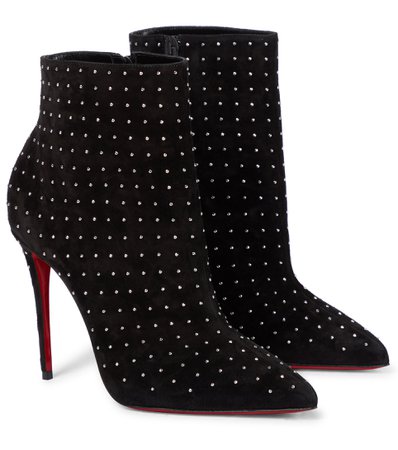 Christian Louboutin So Kate 100 suede ankle boots