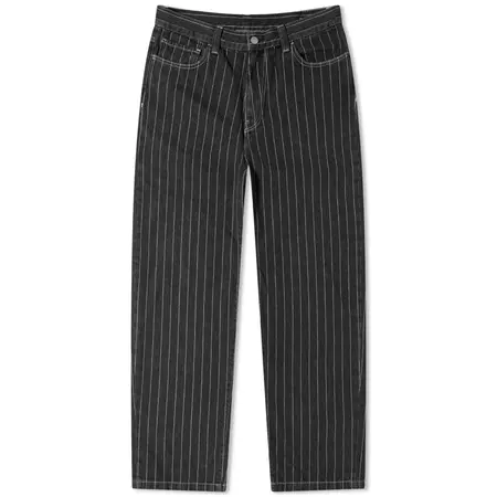Carhartt WIP Orlean Stripe Denim Pant Black & White Stripe | END.