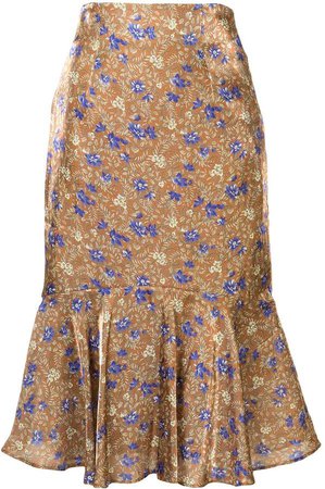 Loveless floral pattern skirt