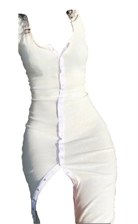White Button Down Dress