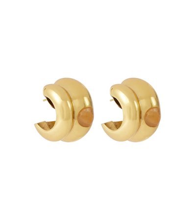 Christopher Esber - Double gold-plated earrings | Mytheresa