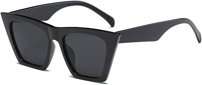 Amazon.com: FEISEDY Vintage Square Cat Eye Sunglasses Women Trendy Cateye Sunglasses B2473 : Clothing, Shoes & Jewelry