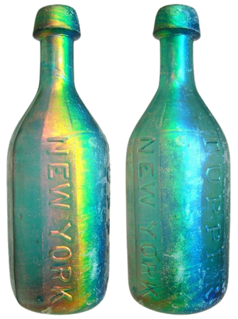 Benecia glass, 1800s,  SOUTHWICK & TUPPER NEW YORK