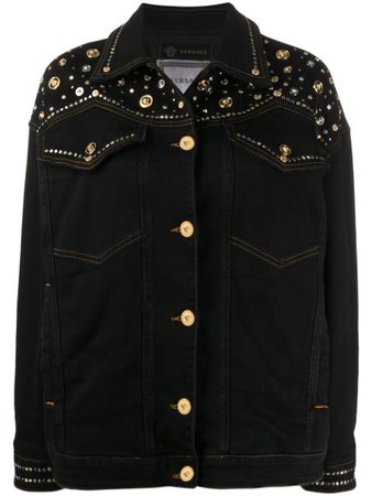 Versace Western Studded Denim Jacket - Farfetch