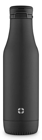 Ello Riley 18oz Vacuum Insulated Stainless Steel Water Bottle with Flip Lid, Black, 18 oz.: Amazon.ca: Sports & Outdoors