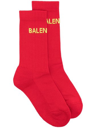 Balenciaga Logo Knit Socks - Farfetch