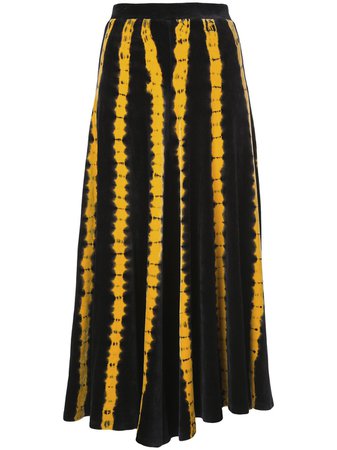Proenza Schouler Tie Dye Velvet Skirt