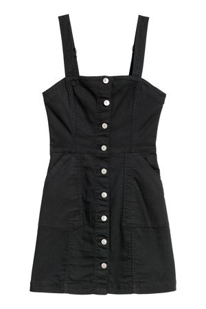 Denim Dress - Black - Ladies | H&M US