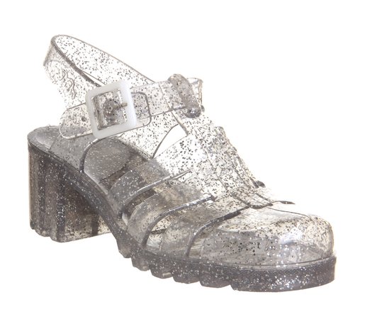 JuJu Babe Hi Jelly Shoes Multi Glitter - Sandals