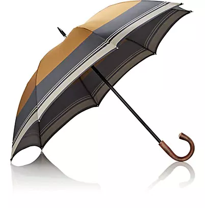 Barneys New York Colorblocked Tech-Twill Stick Umbrella | Barneys New York