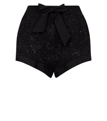 Black Mirror Glitter Shorts
