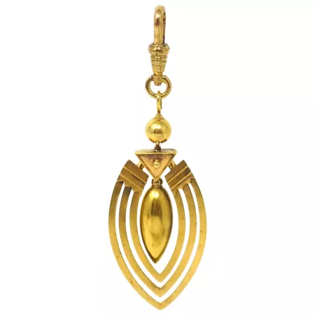 Victorian Gold Pendant